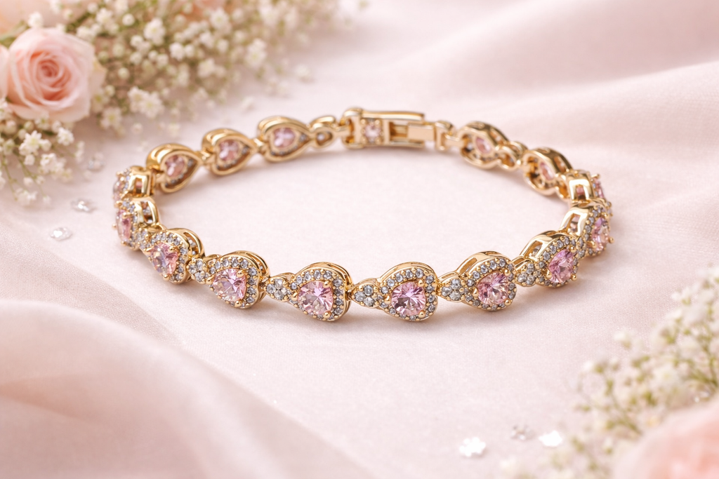 Ilanja Crystal heart bracelet