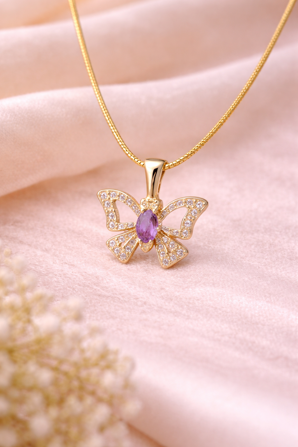 Ilanja Amethyst Butterfly Set