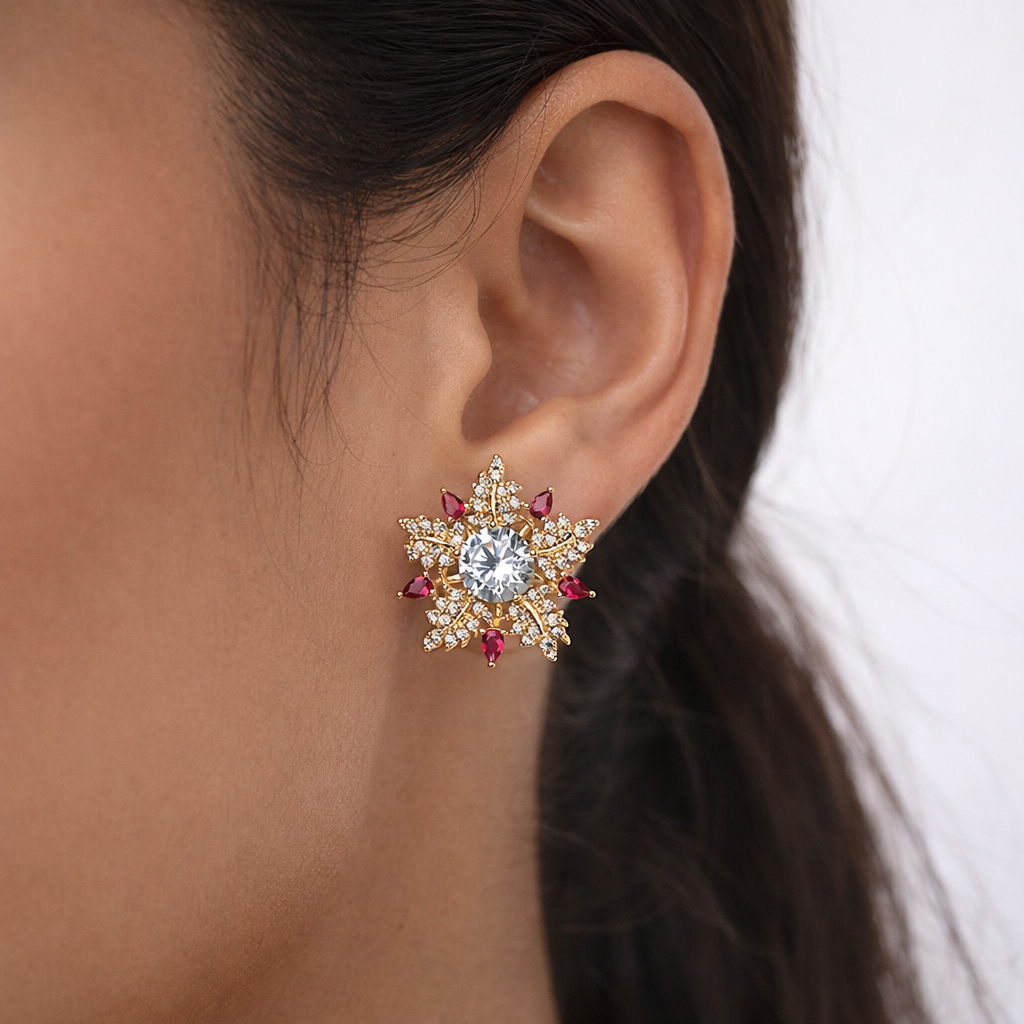 Ilanja Royal Bloom Studs