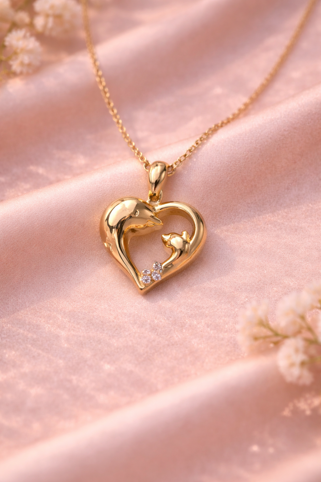 Ilanja Dolphin Love Pendant