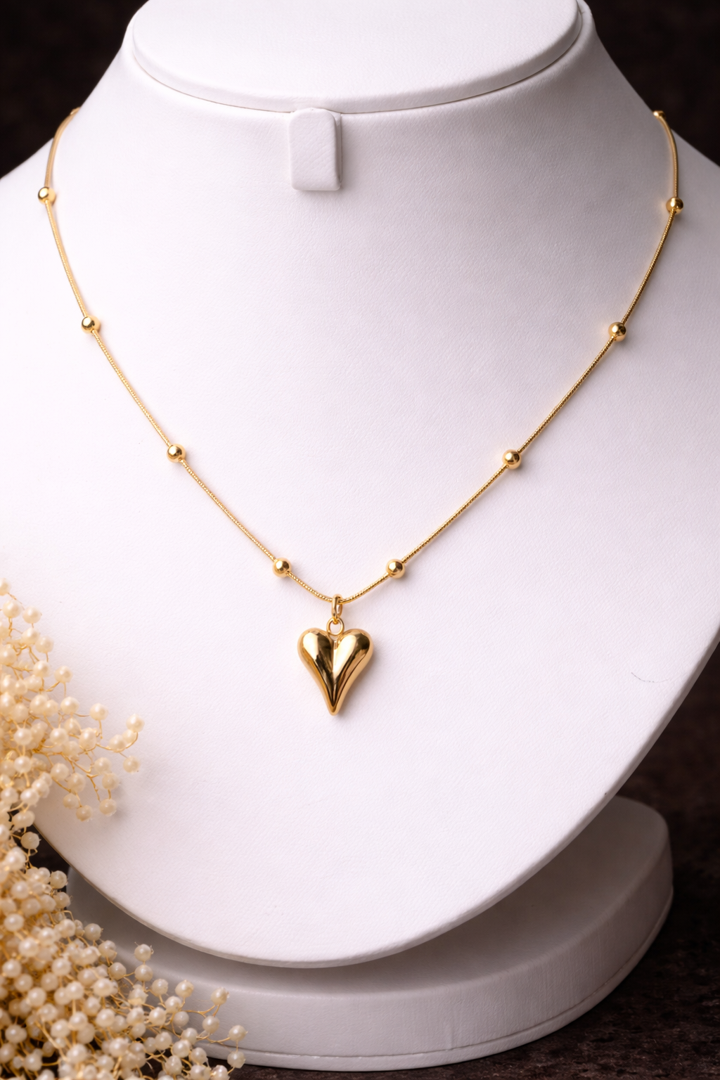 Ilanja Golden Heart Pendant