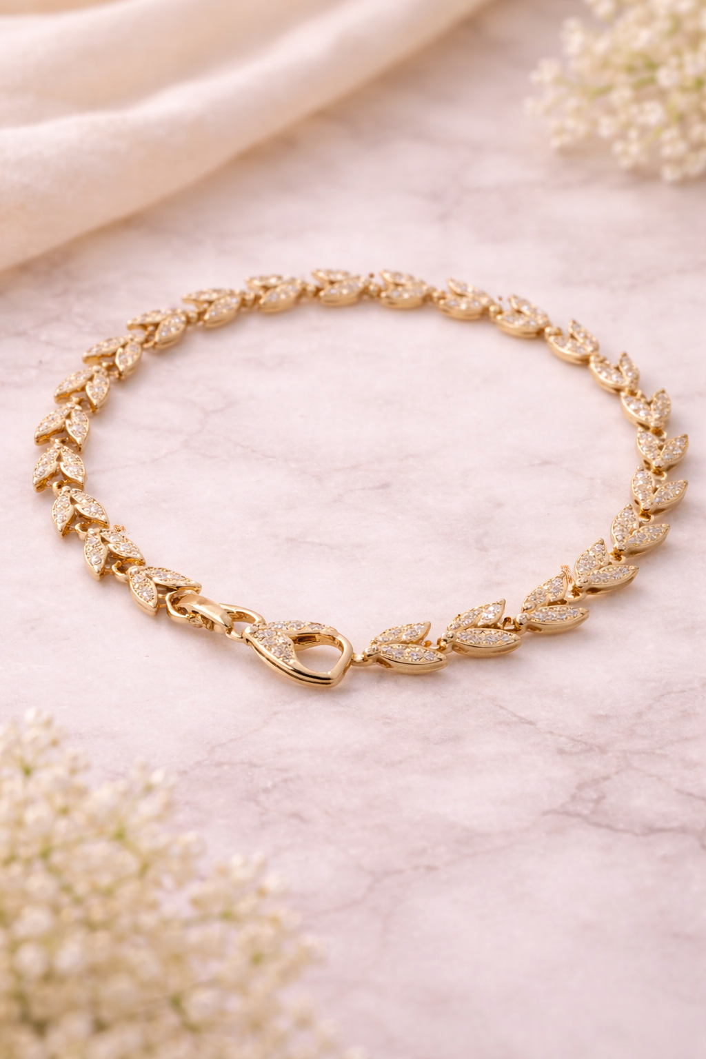 Golden Leaf Bracelet