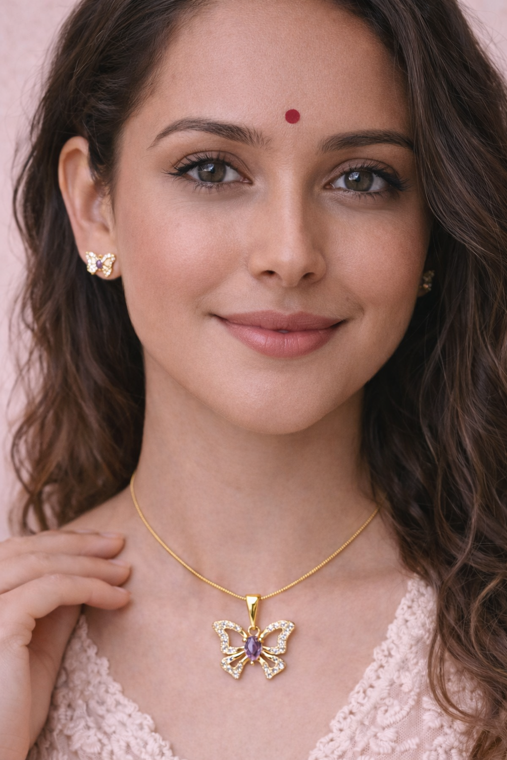 Ilanja Amethyst Butterfly Set