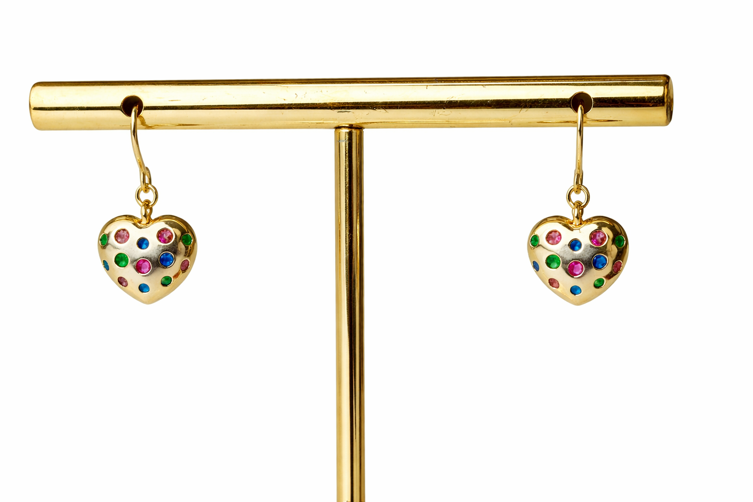 Ilanja Rainbow Heart Earrings