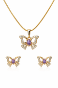 Ilanja Amethyst Butterfly Set