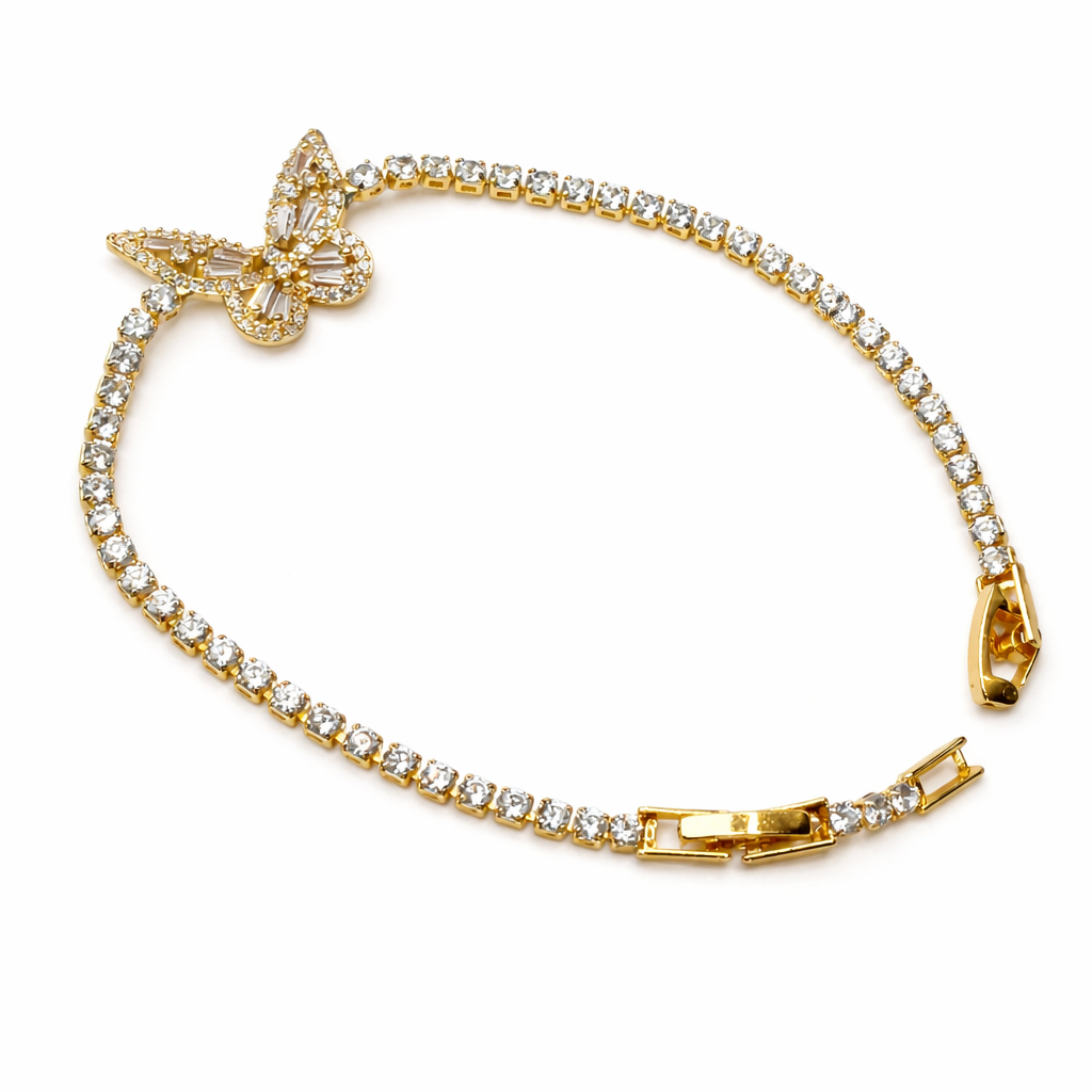 Ilanja Butterfly Tennis Bracelet