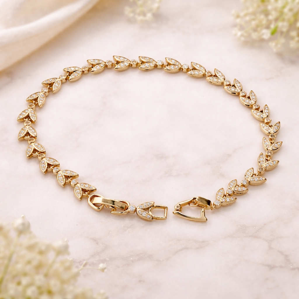 Golden Leaf Bracelet