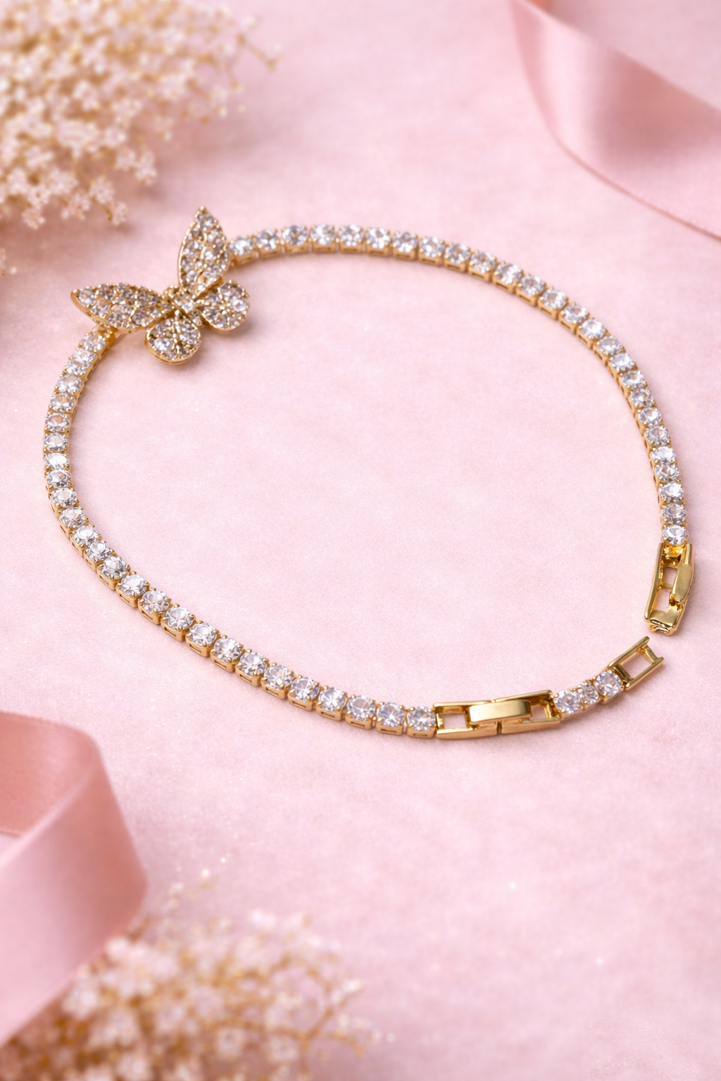 Ilanja Butterfly Tennis Bracelet